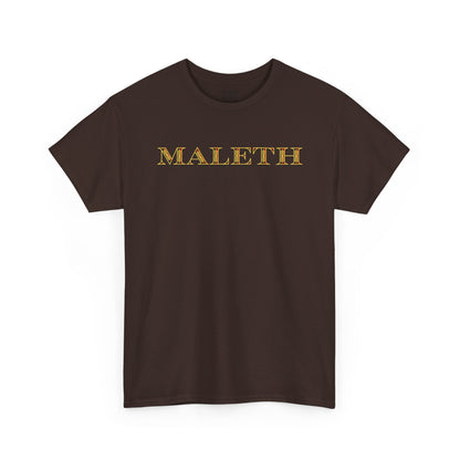 Maleth Gold Script T-Shirt