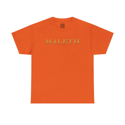 Maleth Gold Script T-Shirt