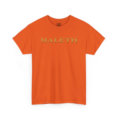 Maleth Gold Script T-Shirt