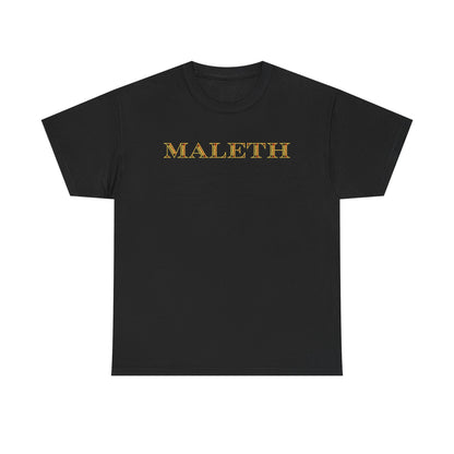 Maleth Gold Script T-Shirt