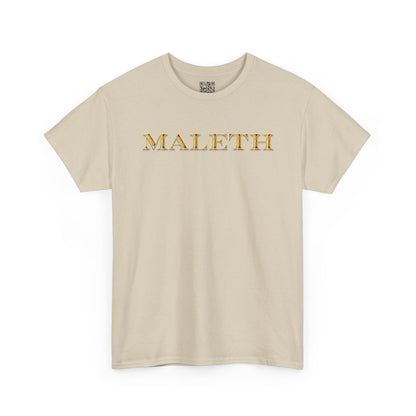 Maleth Gold Script T-Shirt