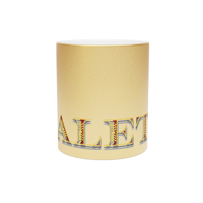 Metallic Silver/Gold Mug