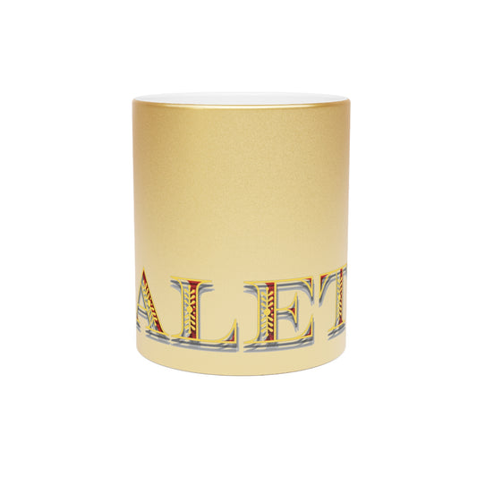 Metallic Silver/Gold Mug