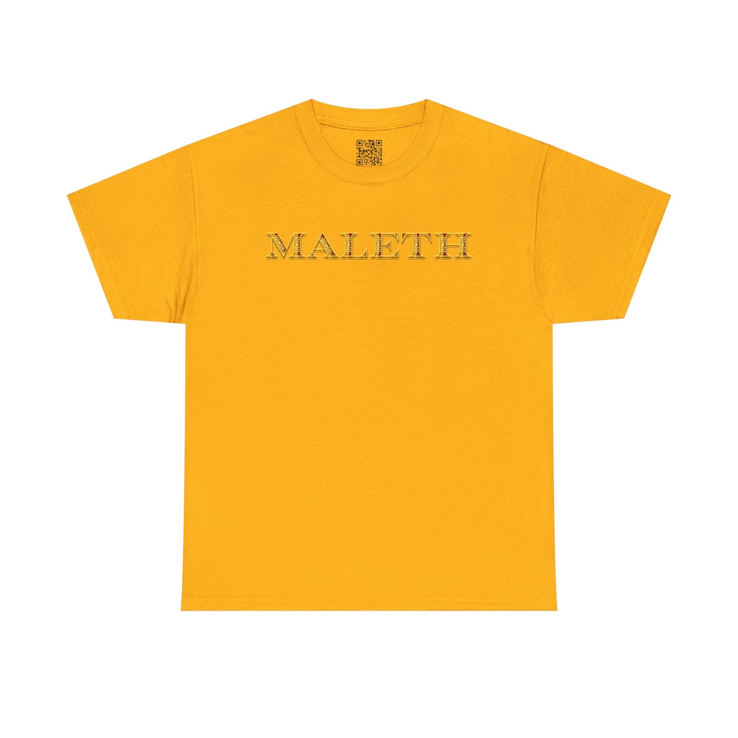 Maleth Gold Script T-Shirt