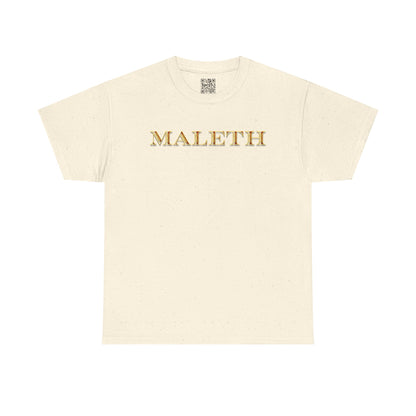 Maleth Gold Script T-Shirt