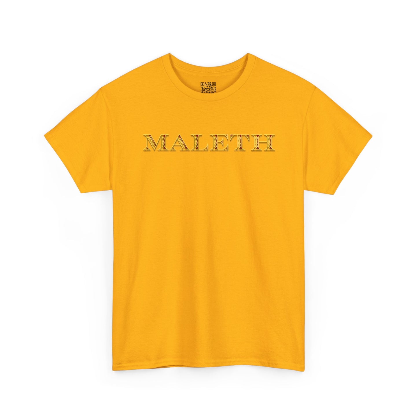 Maleth Gold Script T-Shirt