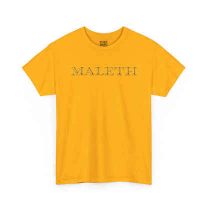 Maleth Gold Script T-Shirt