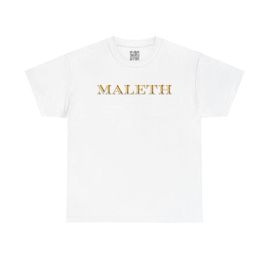 Maleth Gold Script T-Shirt