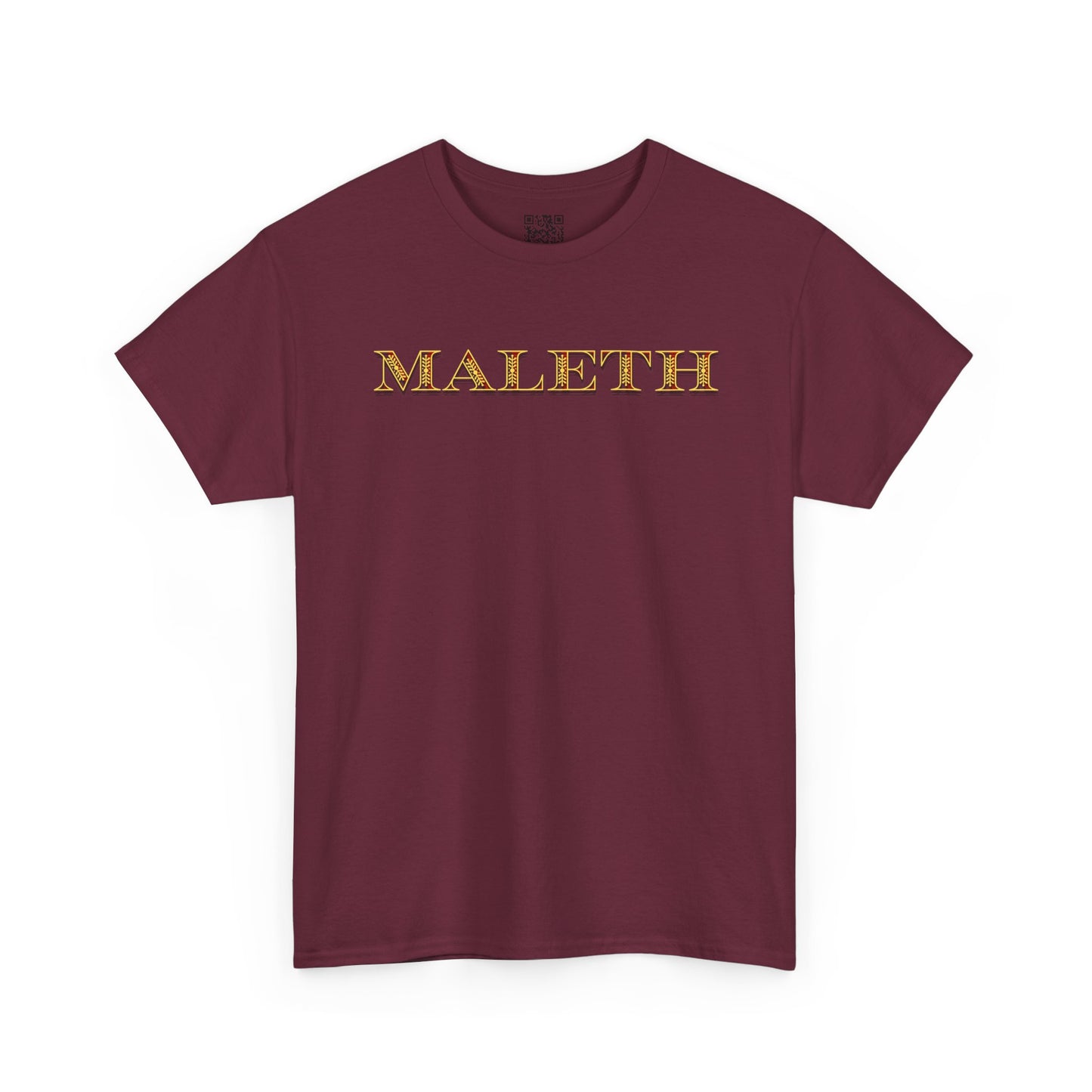 Maleth Gold Script T-Shirt