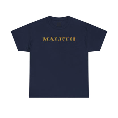 Maleth Gold Script T-Shirt