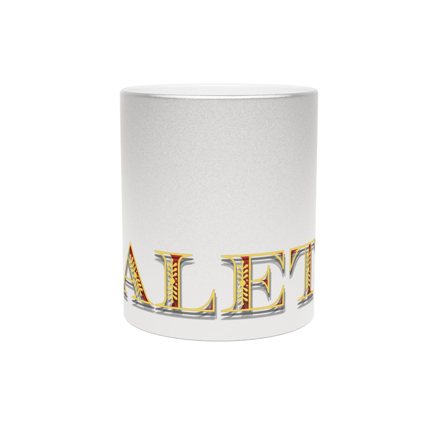 Metallic Silver/Gold Mug