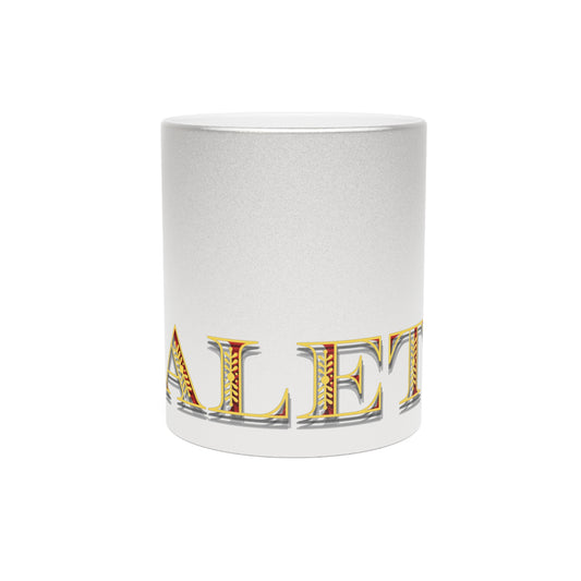 Metallic Silver/Gold Mug