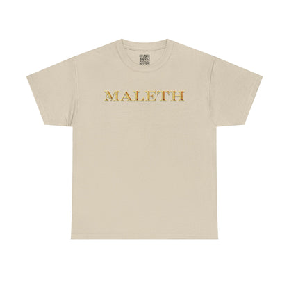Maleth Gold Script T-Shirt