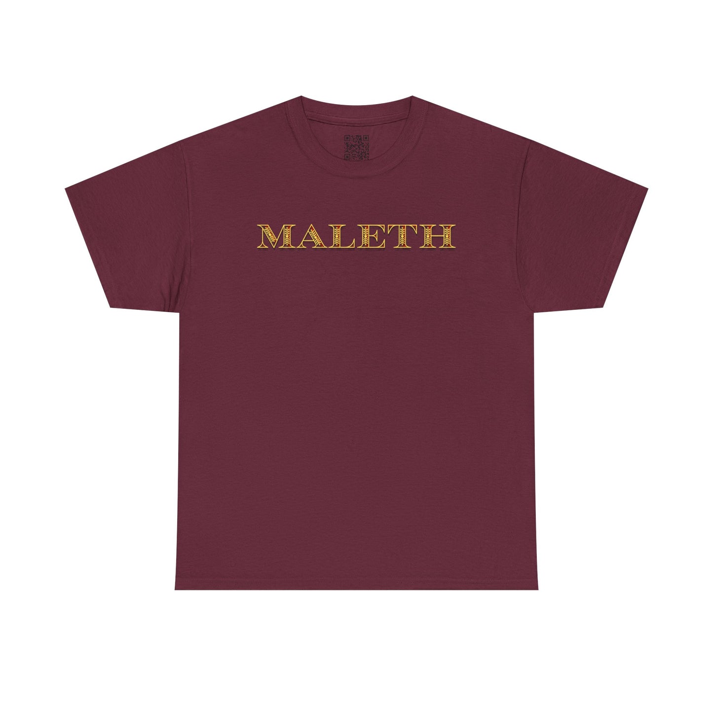 Maleth Gold Script T-Shirt