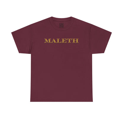 Maleth Gold Script T-Shirt