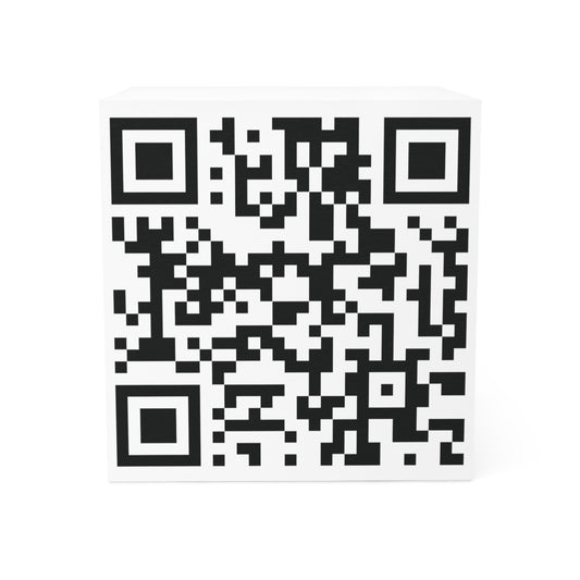 QR Code Note Cube  Sticky Note Block for Quick Links & Reminders