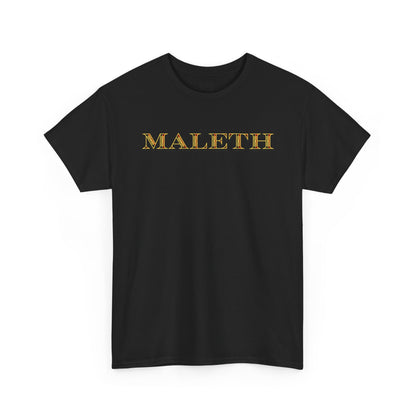 Maleth Gold Script T-Shirt