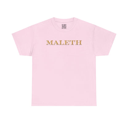 Maleth Gold Script T-Shirt