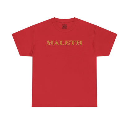 Maleth Gold Script T-Shirt