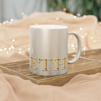 Metallic Silver/Gold Mug