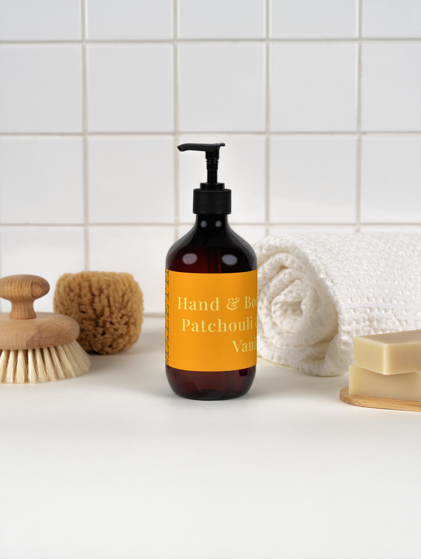 Hand & Body Wash, Patchouli & Amber Vanilla