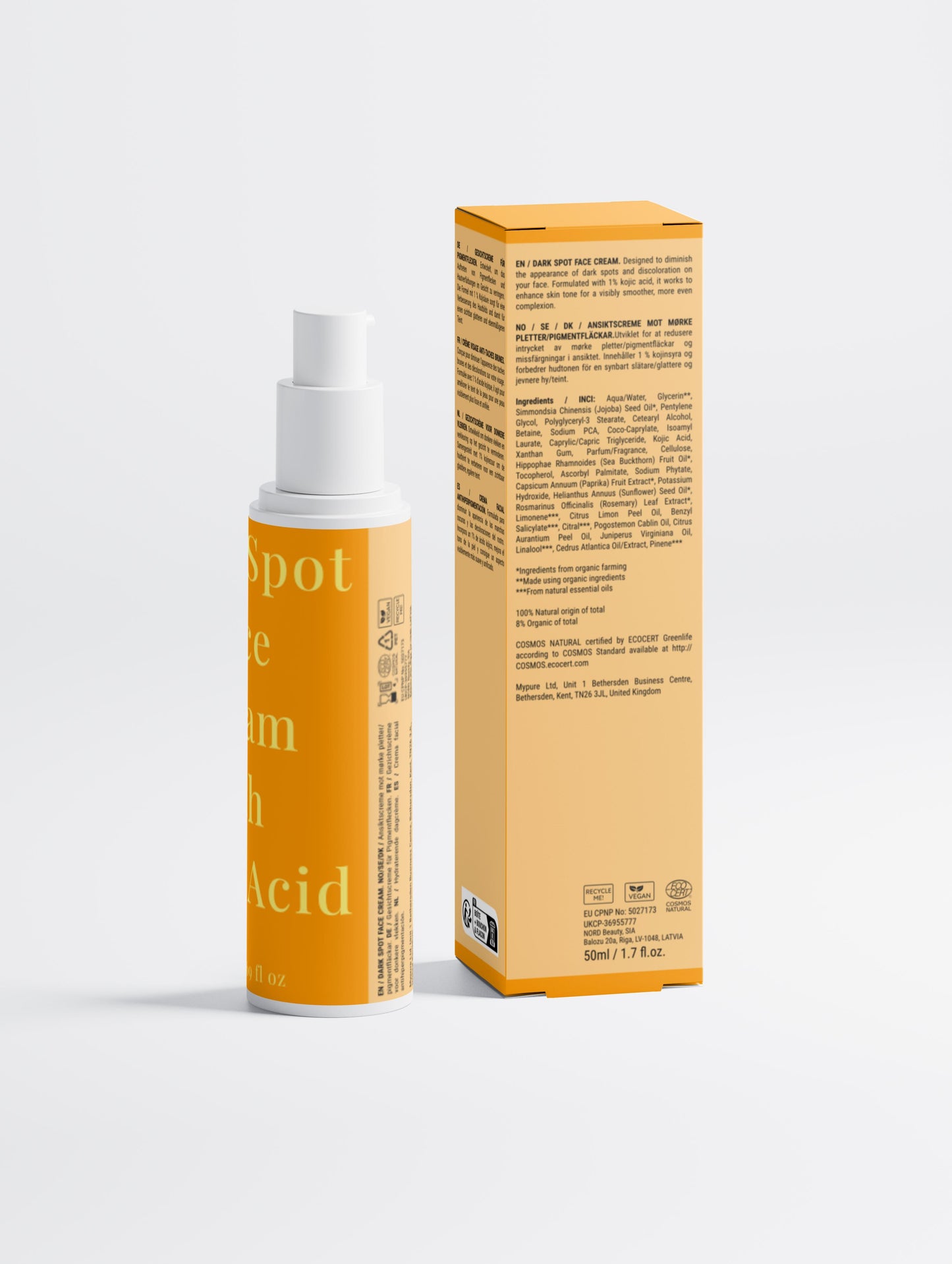 Dark Spot Face Cream with Kojic Acid